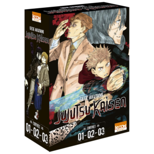 Coffret collector Jujutsu Kaisen volumes 1 à 3 édition 2025 manga français – Isekai Himitsu, manga café à Rumilly