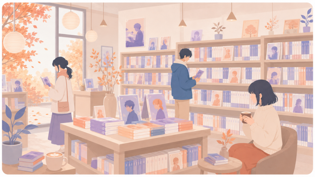 L’automne à la librairie manga Isekai Himitsu à Rumilly